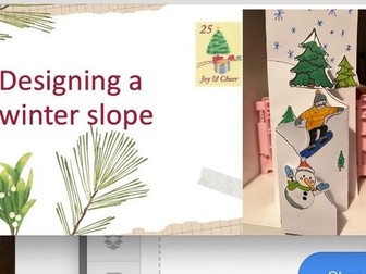 Winter Art 3D slope