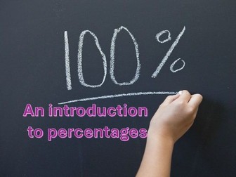 Introduction to percentages