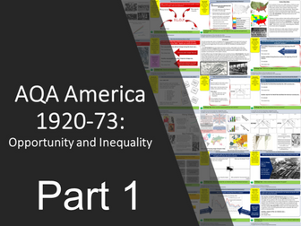 AQA America 1920-1973: Opportunity and Inequality Part 1