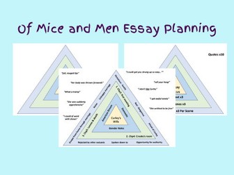 Of Mice and Men Essay Planning Tool (WJEC)