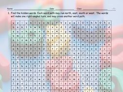Cardinal-Ordinal Numbers Word Angles