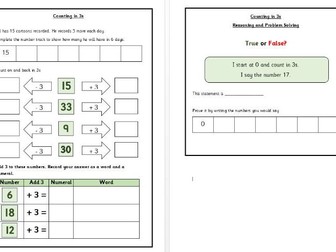 Year 2 - Count in 3s