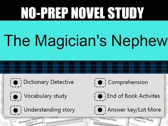 The Magician's Nephew Novel Study-Complete Novel Study.