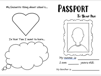 Transition passport for year 2