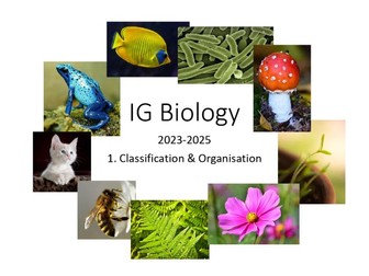 1. Characteristics and classification of living organisms