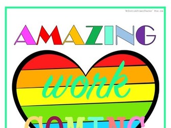 'Amazing Work Coming Soon' - Mint Poster