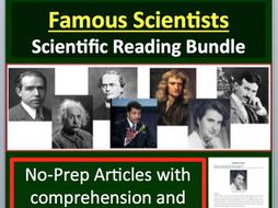 Famous Scientist Reading Comprehension Bundle