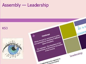 KS3 Assembly - Leadership