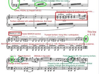 Superman Theme Annotated Score