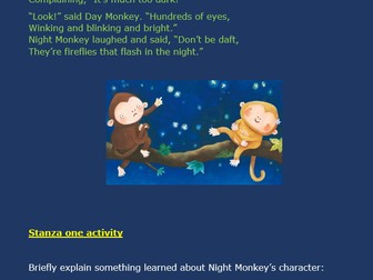 Poetry KS3/S1/S2 - Worksheet and Answers