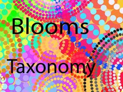 Blooms Taxonomy For Art