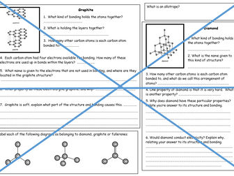 SC7 / CC7 Allotropes of carbon A3 revision questions