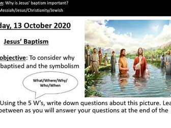 Jesus' baptism