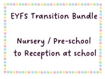 EYFS Transition Bundle