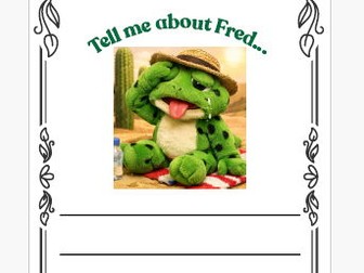 Fred the frog - Writing