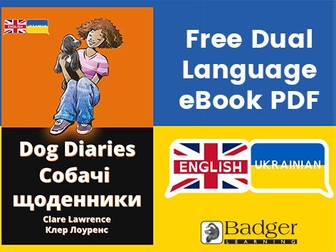Ukrainian–English Dual Language eBook — Dog Diaries