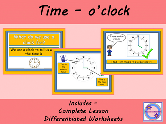 Time o'clock Complete Lesson