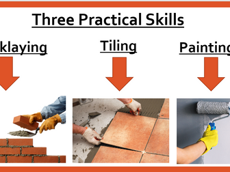 Practical Construction Skills (Bricklaying/ Tiling/ Painting)