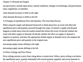 Microeconomics Curriculum & Study Guide