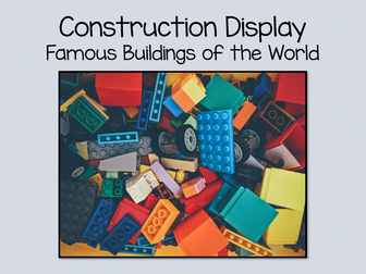 Famous Buildings of the World Construction Area Display