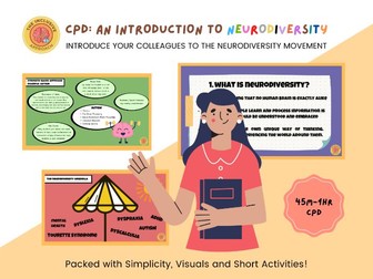 An Introduction to Neurodiversity: Professional Development for Teachers (PPT)