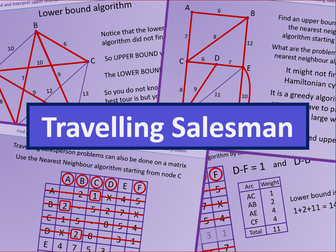 Travelling salesman problem - AS level Further Maths Discrete