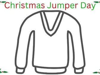 Christmas Jumper Day Template