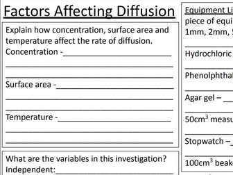 Level 3 BTEC Applied Science Unit 3 Practical Revision Mats WITH ANSWERS