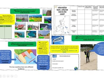KS3 Geography - Coasts fully resourced powerpoints - Progress in Geography