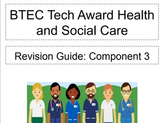 BTEC Tech Health & Social Care Revision Booklet