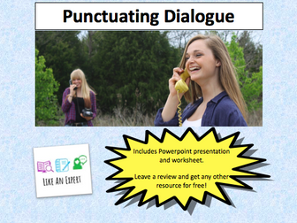 Punctuating Dialogue - full lesson