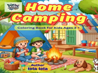Home Camping Coloring Book
