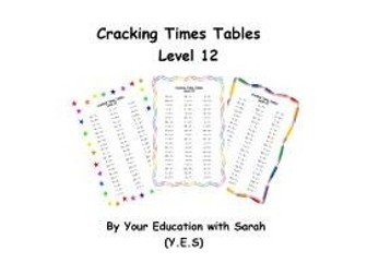 Cracking times Tables - Level 12