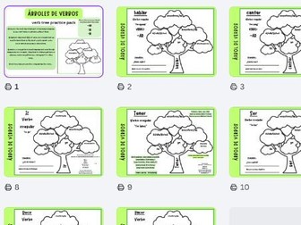 Spanish Verb Practice Pack – Reg & Irreg Verbs (KS3–GCSE) 16 page
