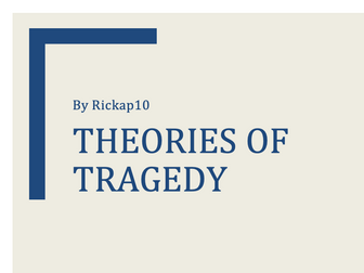 Theories of Tragedy