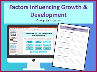 Factors Influencing Growth and Development - A Level Economics