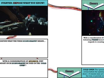 2027 UPDATE GCSE COMP 2, TV CRIME DRAMA (SEC A) : MEDIA LANGUAGE IN 'TRIGGER POINT'