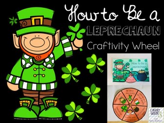 St. Patrick's Day Leprechaun Wheel Craftivity