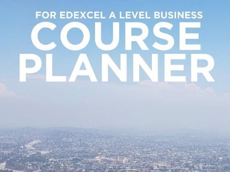 Edexcel A Level Business Course Planner