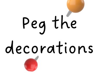 Peg the Decorations