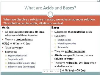 Acids and Bases - Edexcel IGCSE Chemistry