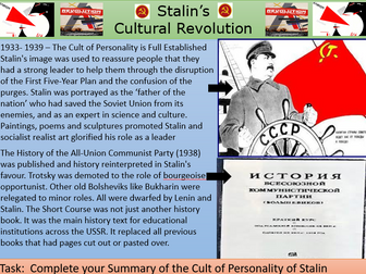 Stalin's Cultural Revolution - The Great Turn?