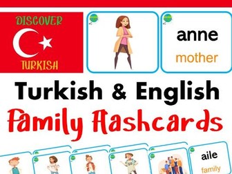 Turkish / English Flashcards - Family / Aile