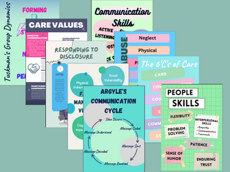 Health and Social Care Poster Bundle