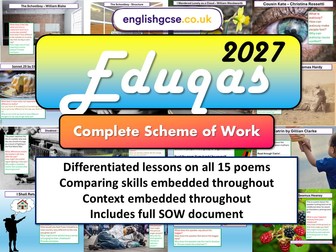Eduqas Poetry 2026