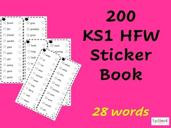 200 HFW Sticker Book