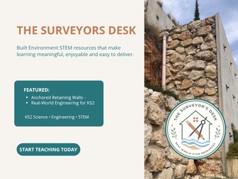 Retaining Walls STEM Lesson (Science, KS2, 14‑page PDF with Activities)