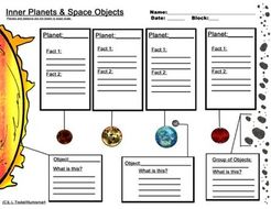 Inner And Outer Planet Worksheetsbonus 4 Piece Clip Art Included