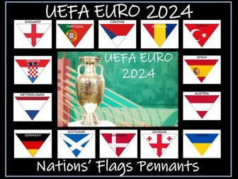 UEFA Euro 2024 Nations Pennants