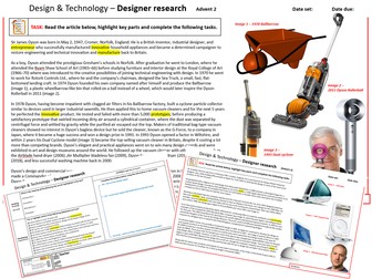 Designer research - Ive & Dyson